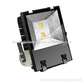 UL LED Flood Light, High-power, 10-200W, IES Files and Dialux Simulation